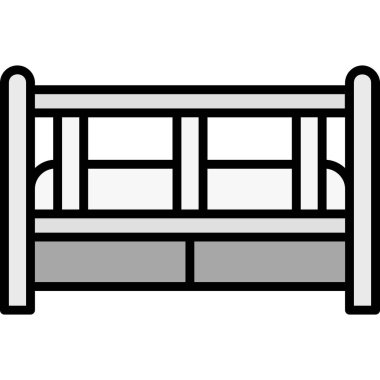 bank ikonu vektör illüstrasyonu