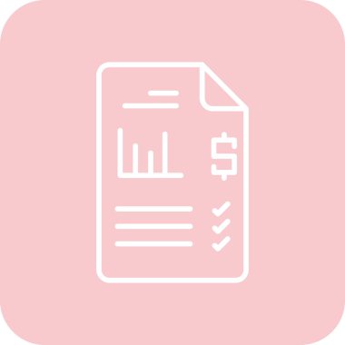 belge simgesi vektör illüstrasyonu