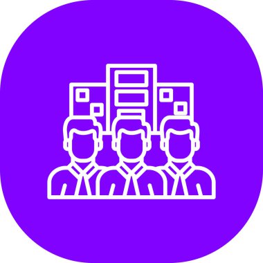 İnsan simgesinin vektör illüstrasyonu