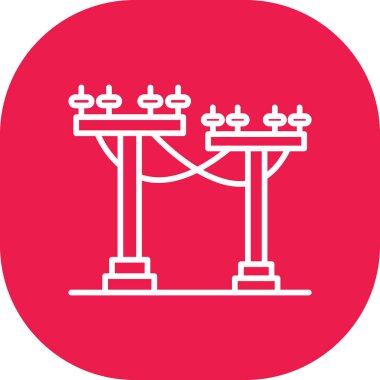 Kolayca düzenleyebilen veya düzenleyebilen köprü vektör simgesi