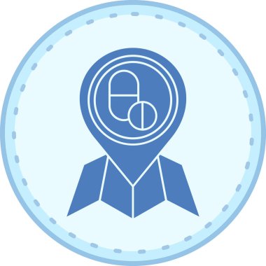 Rozet. Web simgesi basit illüstrasyon