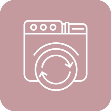 Çamaşır makinesi. Basit tasarım