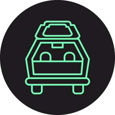 Projeniz için vektör otomobili simgesi