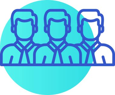 Bir takım simgesinin vektör illüstrasyonu