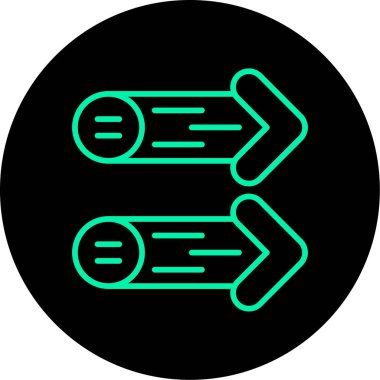 Modern bir simgenin vektör illüstrasyonu