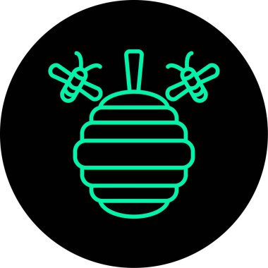 Projeniz için vektör arı simgesi