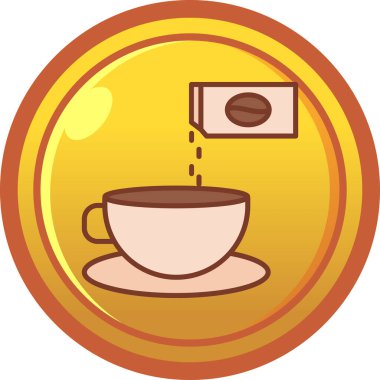 Bir fincan sıcak kahve ve bir fincan kahve.