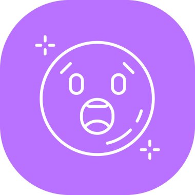 emoji simgesinin vektör illüstrasyonu