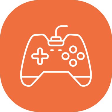 Oyun. Web simgesi basit illüstrasyon