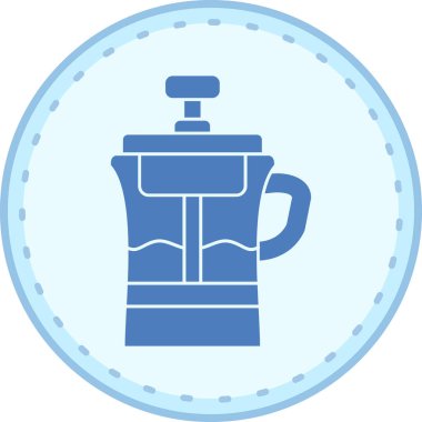 Kettle simgesinin vektör illüstrasyonu