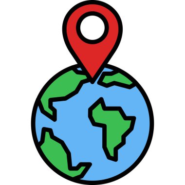 konumu vektör satırı simgesi