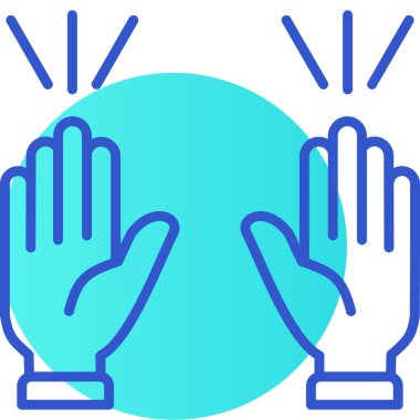 el simgesi vektör illüstrasyonu