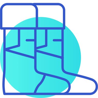 Bir eşarbın vektör çizimi