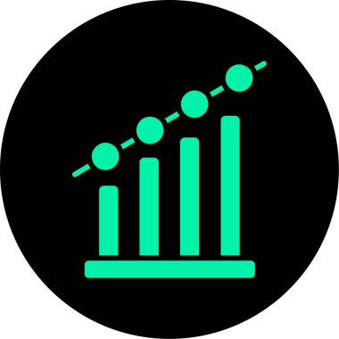 bar çizelgesi vektör simgesi
