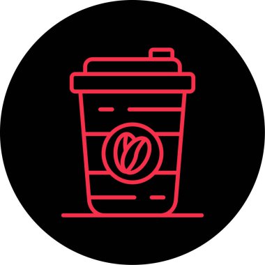 vektör kahve web simgesi