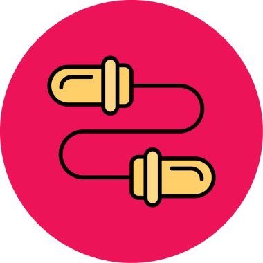 dambıl simgesi vektör illüstrasyonu