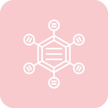 DNA molekülü kutsal kişilerin resmi, vektör çizim