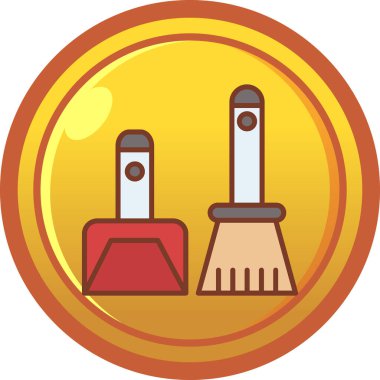 Çizgi film simgesinin vektör çizimi