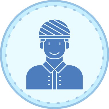 Bir kadın simgesinin vektör illüstrasyonu