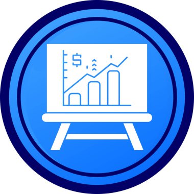 Tabela ve dolar işareti. Basit resimleme