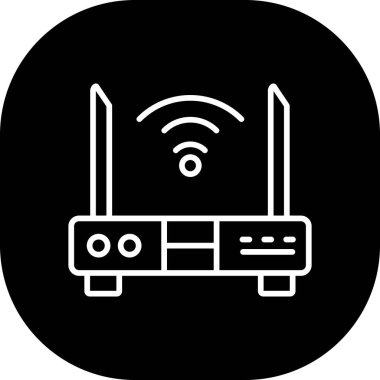 Wifi simgesi, vektör illüstrasyonu