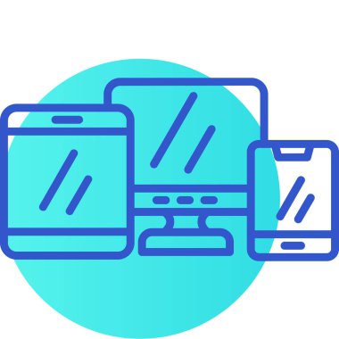 bilgisayar simgesi vektör illüstrasyonu