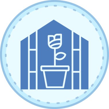 çiçek simgesi vektör illüstrasyonu