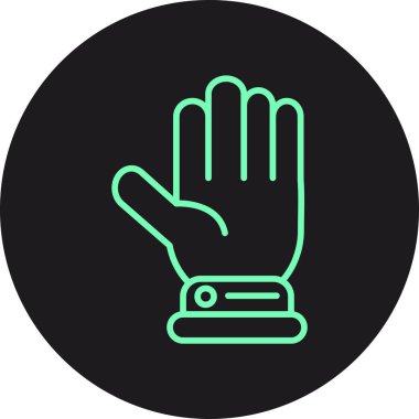 El simgesinin vektör illüstrasyonu