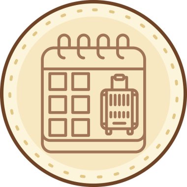 Bir bina simgesinin vektör illüstrasyonu