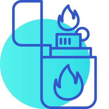 ateş alev ikonu vektör illüstrasyonuName