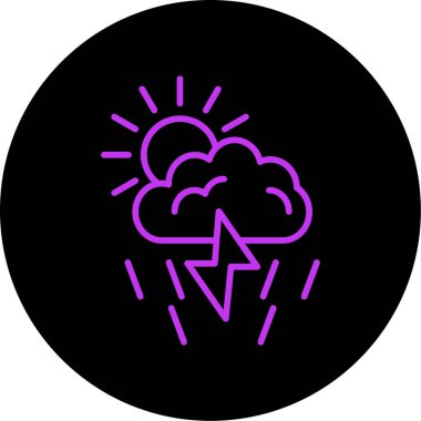 Bulut simgesinin vektör illüstrasyonu