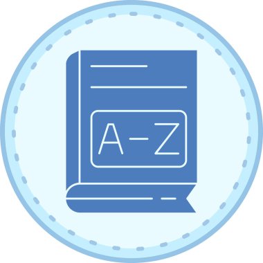 Kitap. Web simgesi basit illüstrasyon