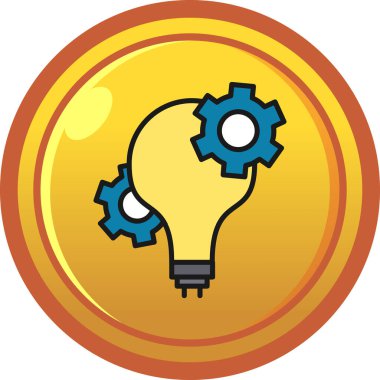 yaratıcı fikir vektör simgesi