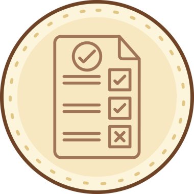 Pano simgesi vektör illüstrasyonu