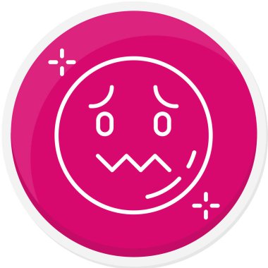 Emoji. Web simgesi vektör illüstrasyonu