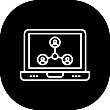 Ağ web simge vektör çizim