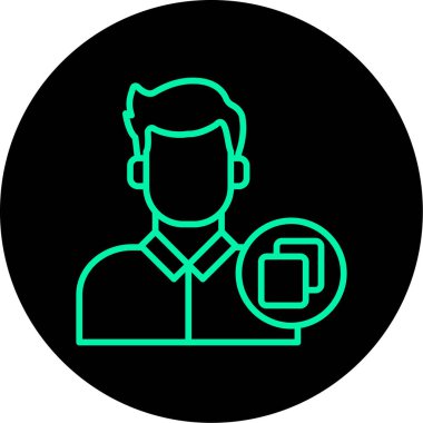 Kahve simgesinin vektör illüstrasyonu