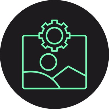 Vektör ayarı Simge illüstrasyonu