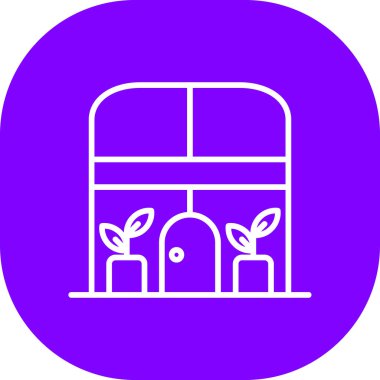 Modern yapı simgesinin vektör illüstrasyonu