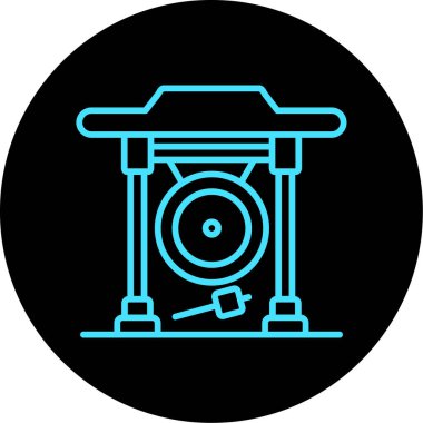 Modern bir simgenin vektör illüstrasyonu