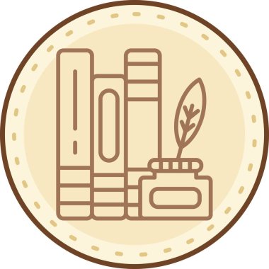 kitap simgesi vektör illüstrasyonu