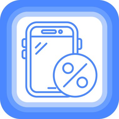 Beyaz arkaplanda izole edilmiş telefon simgesi ve vektör illüstrasyonu