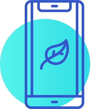 Telefon simgesinin vektör illüstrasyonu