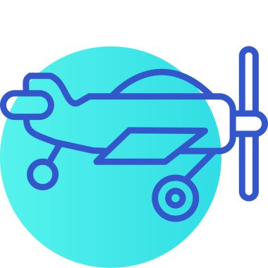 Uçak uçuş düzlemi simgesi