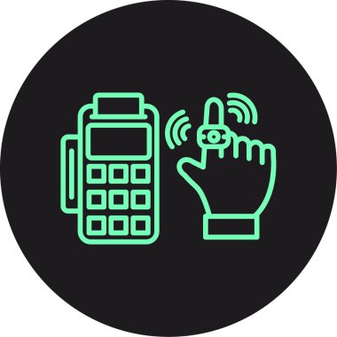 vektör atm makinesi Ico