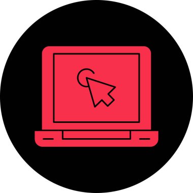 Bilgisayar vektör çizimi, teknolojinin simgesi