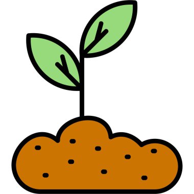 bir ağaç simgesinin vektör tasarımı