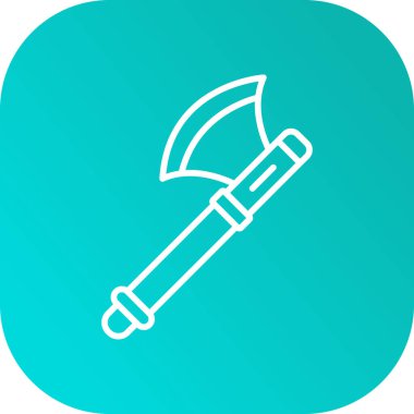 Soyut grupta balta simgesi izole edildi