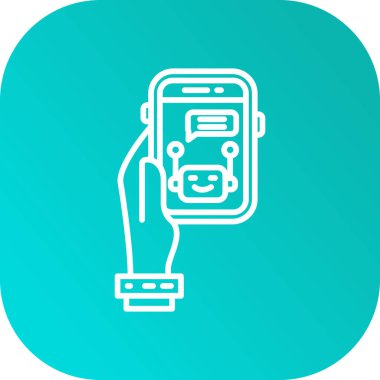 özet vektör illüstrasyon simgesi