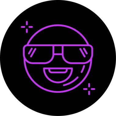 cool ve cool simge vektör tasarımı